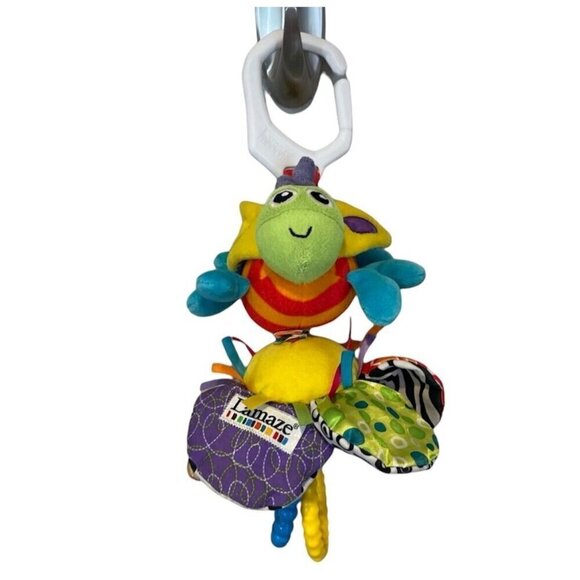Lamaze Flutterbug Play & Grow Baby Activity Early Development Rattle Toy Vibrate - Picture 1 of 6